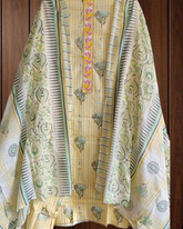 Elegant Pure Cotton Printed Embroidered Suit with Matching Dupatta